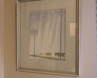 Framed print Denmark - 1950’s