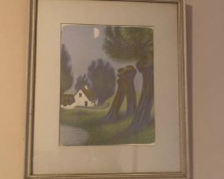 Framed print from Denmark -1950’s