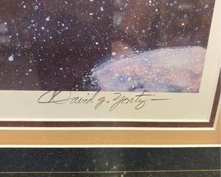 David Yontz Bavarian Inn Original Watercolor Painting Shepherdstown Signed and Numbered 39x33