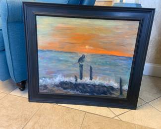 Coastal Oil on Canvas 