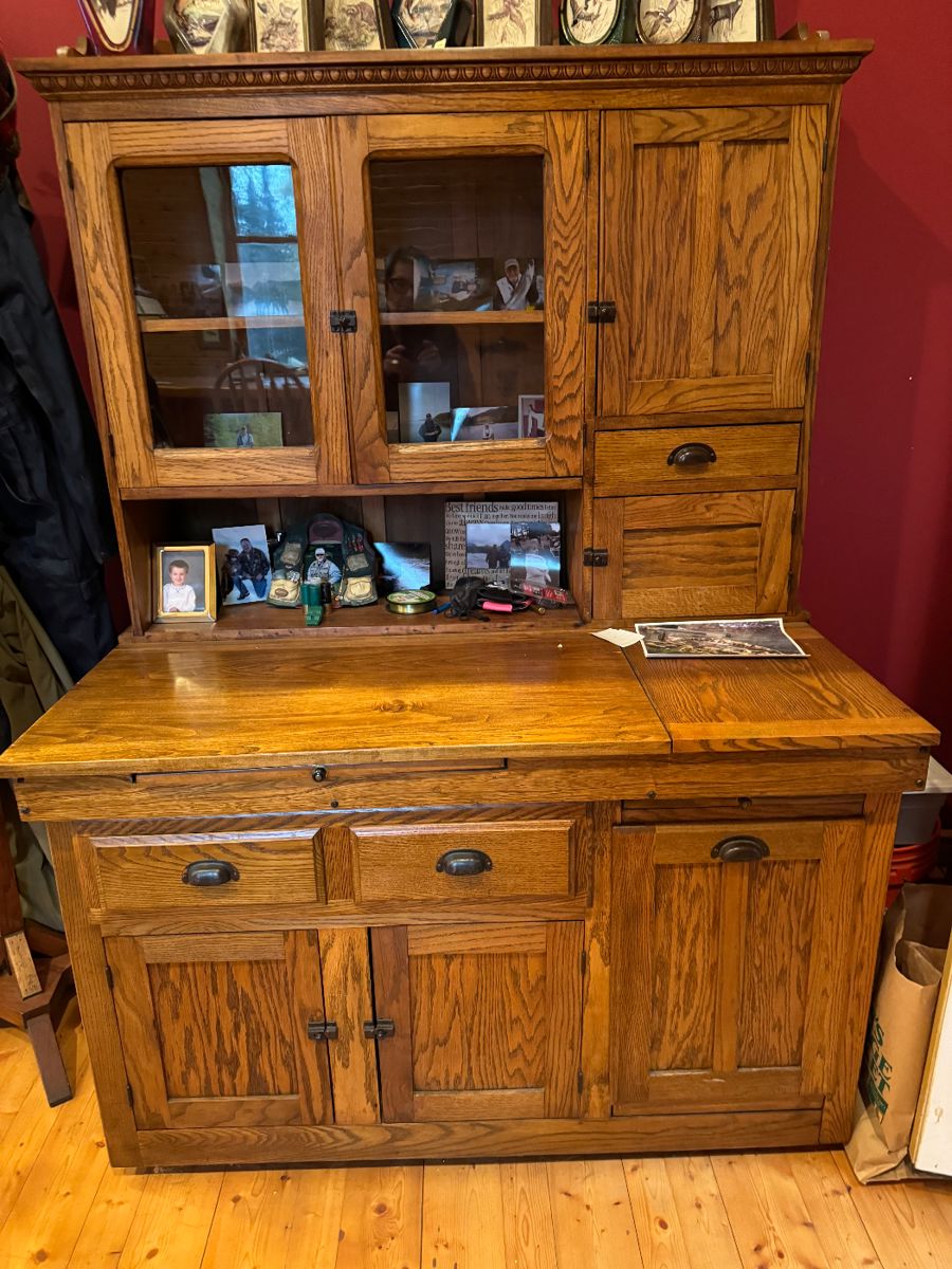 Antique Hoosier cabinet