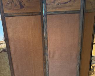 Native American carvings on screen