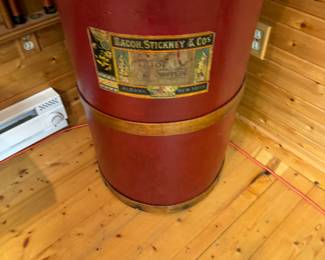 Bacon, Stickney & Co coffee bin