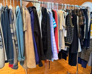 Lots of vintage clothing by Doncaster