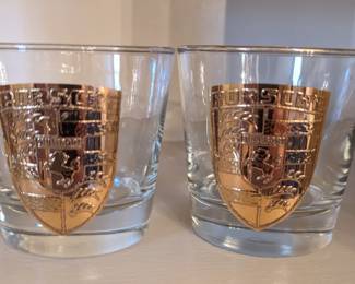 Pair of Porsche Glassware