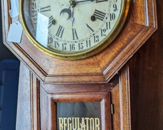 Antique Regulator Clock