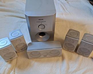 Philips Theater Surround Sound Speaker System