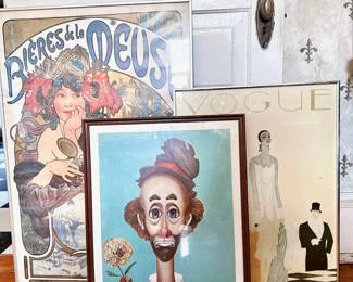 Red Skelton Art, VOGUE Poster