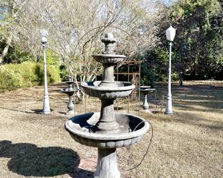 3-TIER OUTDOOR GARDEN FOUNTAIN