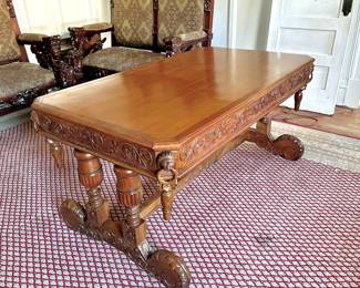 SIR BENEDICT'S RENAISSANCE LIBRARY TABLE