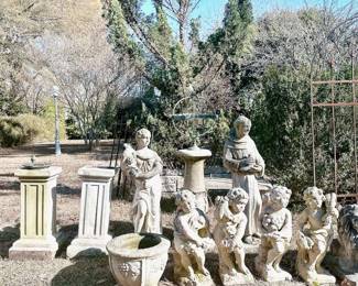 Cement Garden Statues
