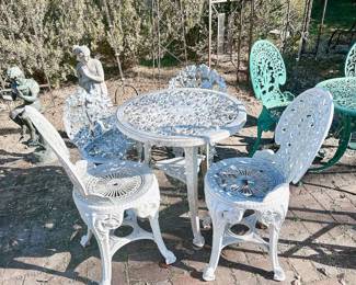 Garden Conversation Sets - some are plastic