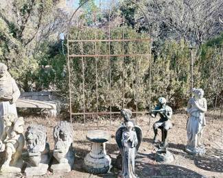 Cement Garden Statues