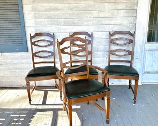 VINTAGE FRENCH STYLE DINING CHAIRS - SET OF 6
