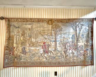 MEDIEVAL BRUSSELS WALL TAPESTRY