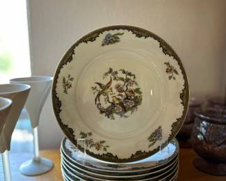 Noritake Antique 1921 Fine China “Pheasant” Luncheon Plate