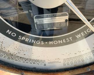 Toledo no springs honest weight scale