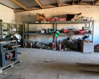 Warehouse filled with tools