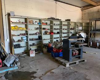 Warehouse filled with tools