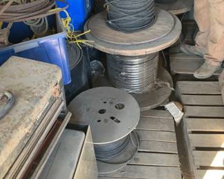 Coper wire industrial spools