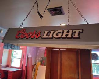 Only $275., for "Coors Light" Game Table Light, 