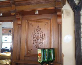Fully Restored Antique Bar Back, $2,200. asking price.