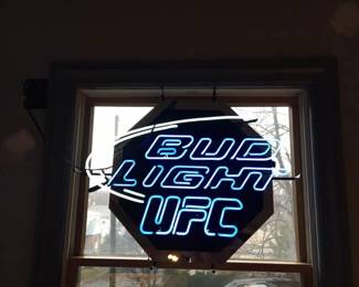 Rare... Early... "BUD LIGHT UFC"  Neon Light, at $325., 