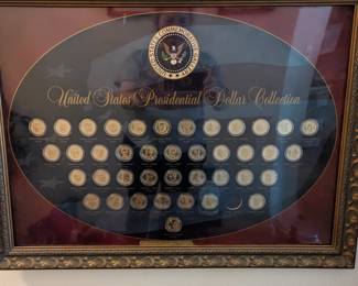 Presidential Dollars Display-Missing Carter