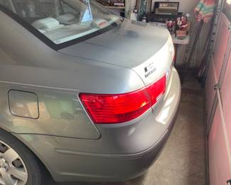 Small dink under the lettering.