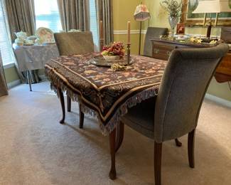 Dining room table and chairs