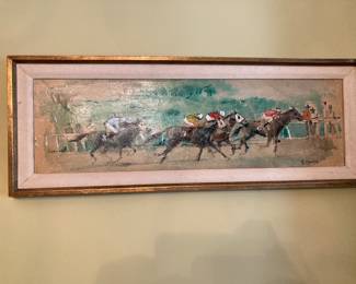 Horse race by Eleanor Maurice