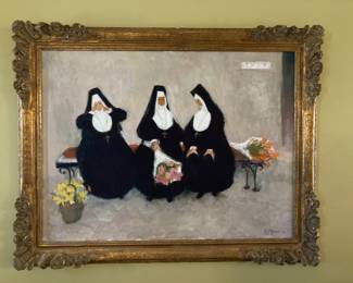 Eleanor Maurice Nun painting