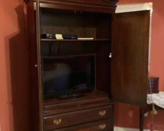 FEderal style entertainment center