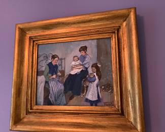 Family Scene by Margaret Palmer