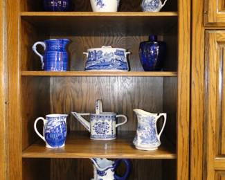 These amazing pieces of Delft are just the beginning of what we have to offer, and yes the shelving unit is also for sale as well.  