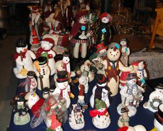 Frosty the Snowman and all his buddies and drinking pals.