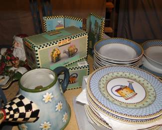 Debbie Mumm dishes and serving pieces