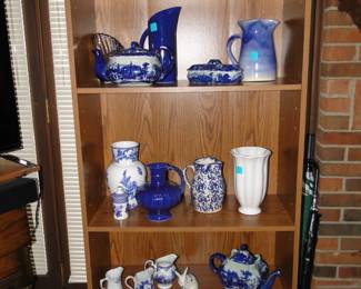 Oh yeah, then we have this blue and white pottery as well