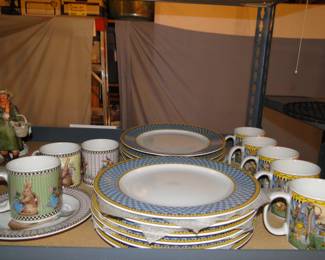 Debbie Mumm Easter dish set