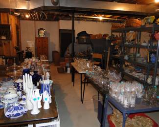 A whole shopping mall has been set up at this Estate Sale