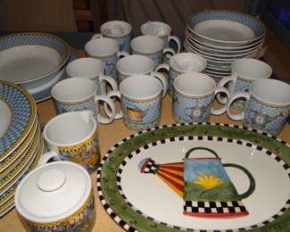 Debbie Mumm Spring time dish set