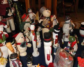 Frosty the snowman, apparently they all need to face East...hmmm