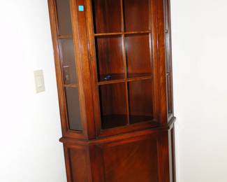 WOW!!  Not easily impressed with corner cabinets (except at our last Northville Estate Sale), but this is impressive