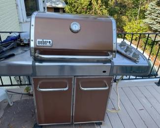 Weber gas grill.