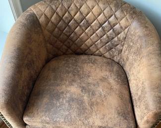 LETESA barrel accent club chair.