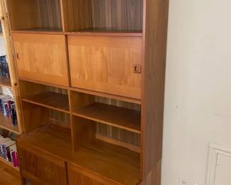 Danish teak MCM bookshelf.