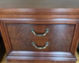 Pair of Drexel Studio end tables.