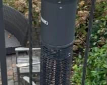 Outdoor electric heater.
