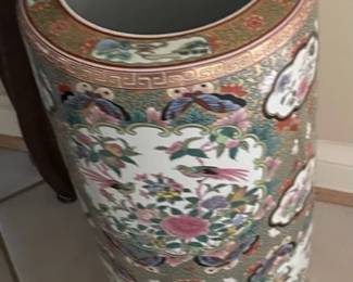 Decorative 20th century Asian Umbrella Stand.