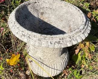 Concrete urn.